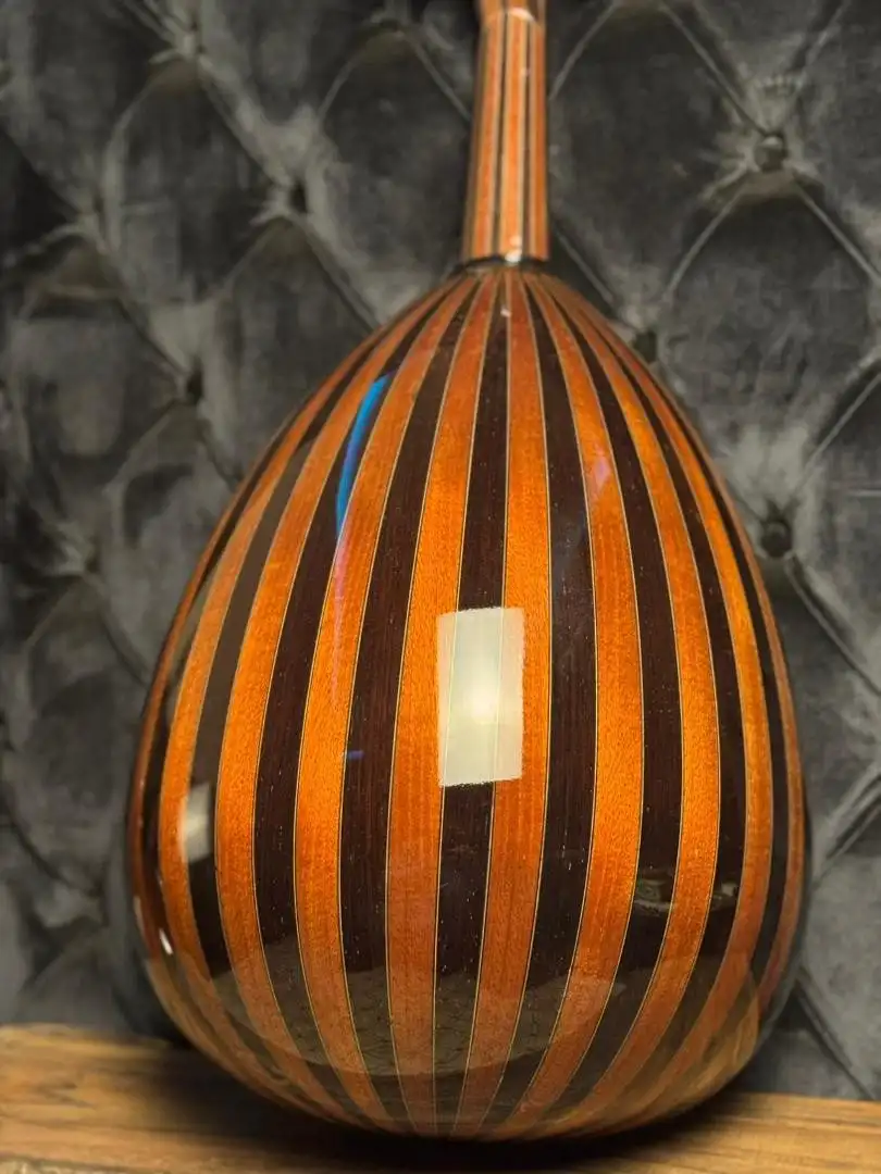 Zeriab C-t1 Professional Turkish Oud, Solid Cedar Top & Sidr Bowl 4