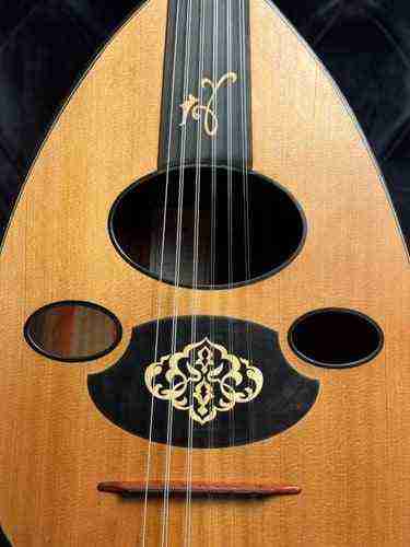 Zeriab C-t1 Professional Turkish Oud, Solid Cedar Top & Sidr Bowl 7