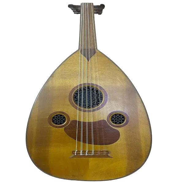 Zeriab C-t1 Professional Turkish Oud, Solid Cedar Top & Sidr Bowl 1