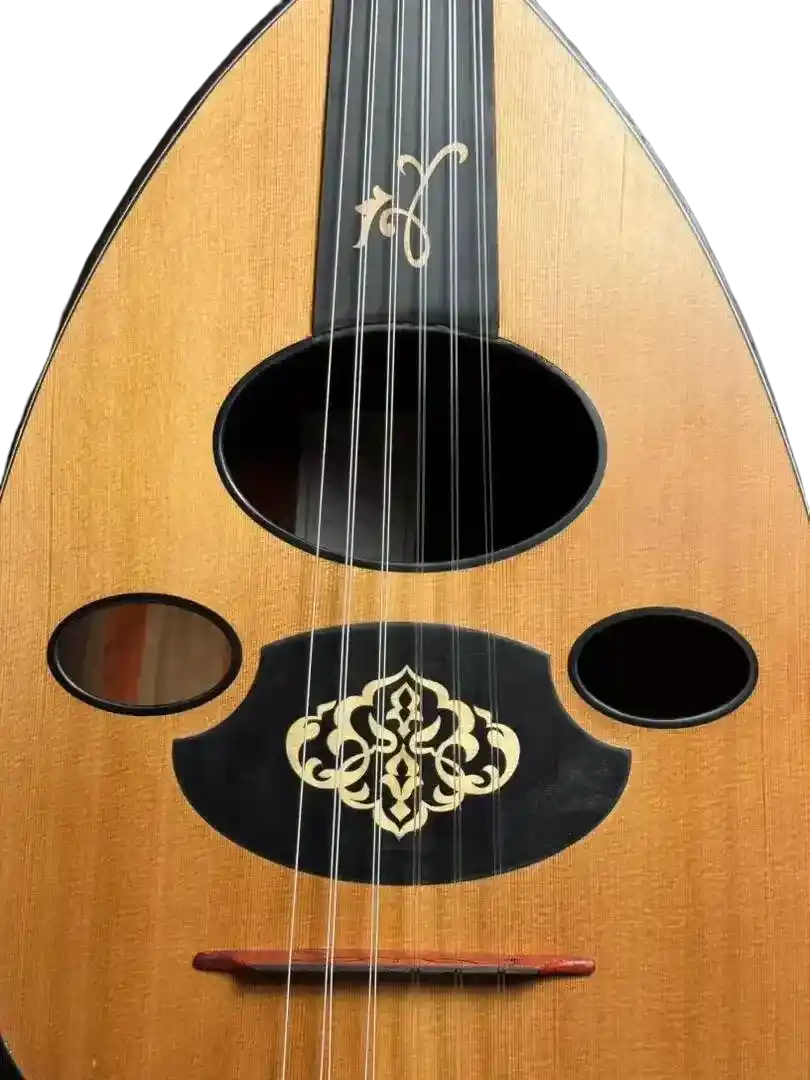 عود زيرياب C-i19 العراقي الاحترافي ذو غطاء من خشب الأرز ووعاء السدر 2