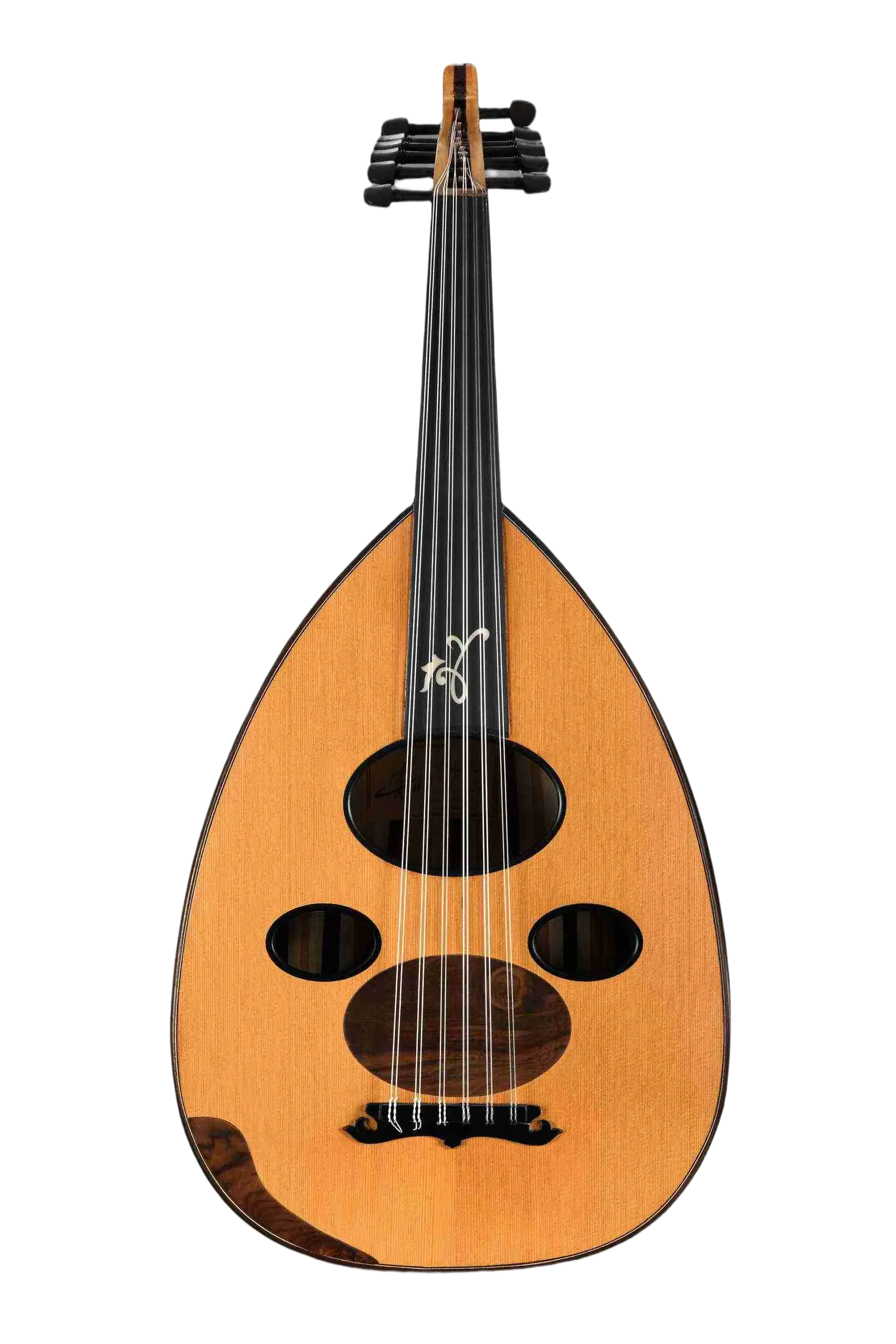 Zeriab C-i19 Professional Iraqi Oud with Cedar Top and Sidr Bowl