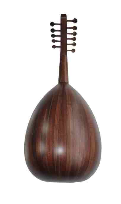 Zeriab c-i4 Professional Iraqi Oud, 11-String Arabic Lute with Cedar Top 5