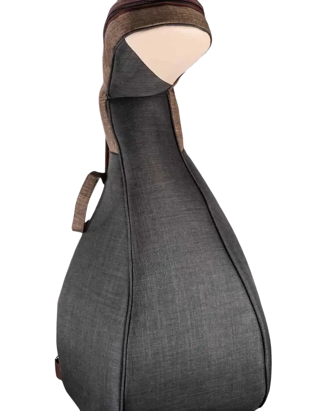 Zeryab BG-ZS Padded Gig Bag for Arabic Oud, Brown 3