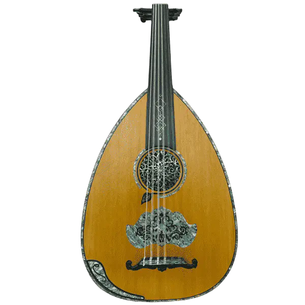 Zeriab 4 Professional Handmade Turkish Oud with Solid Cedar Top and Sadaf Inlay 1