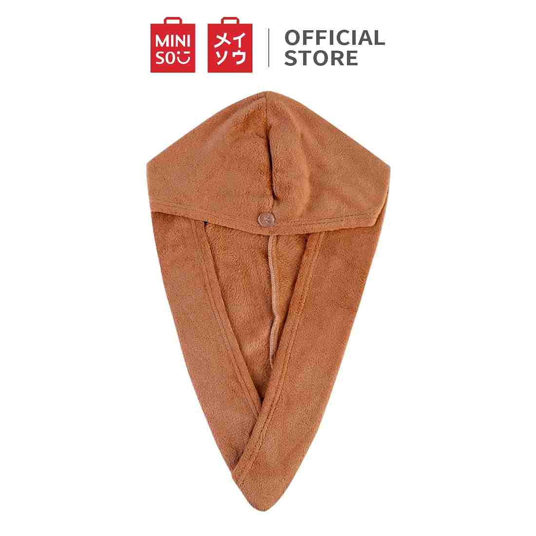 Soft Hair Towel Wrap(Brown)