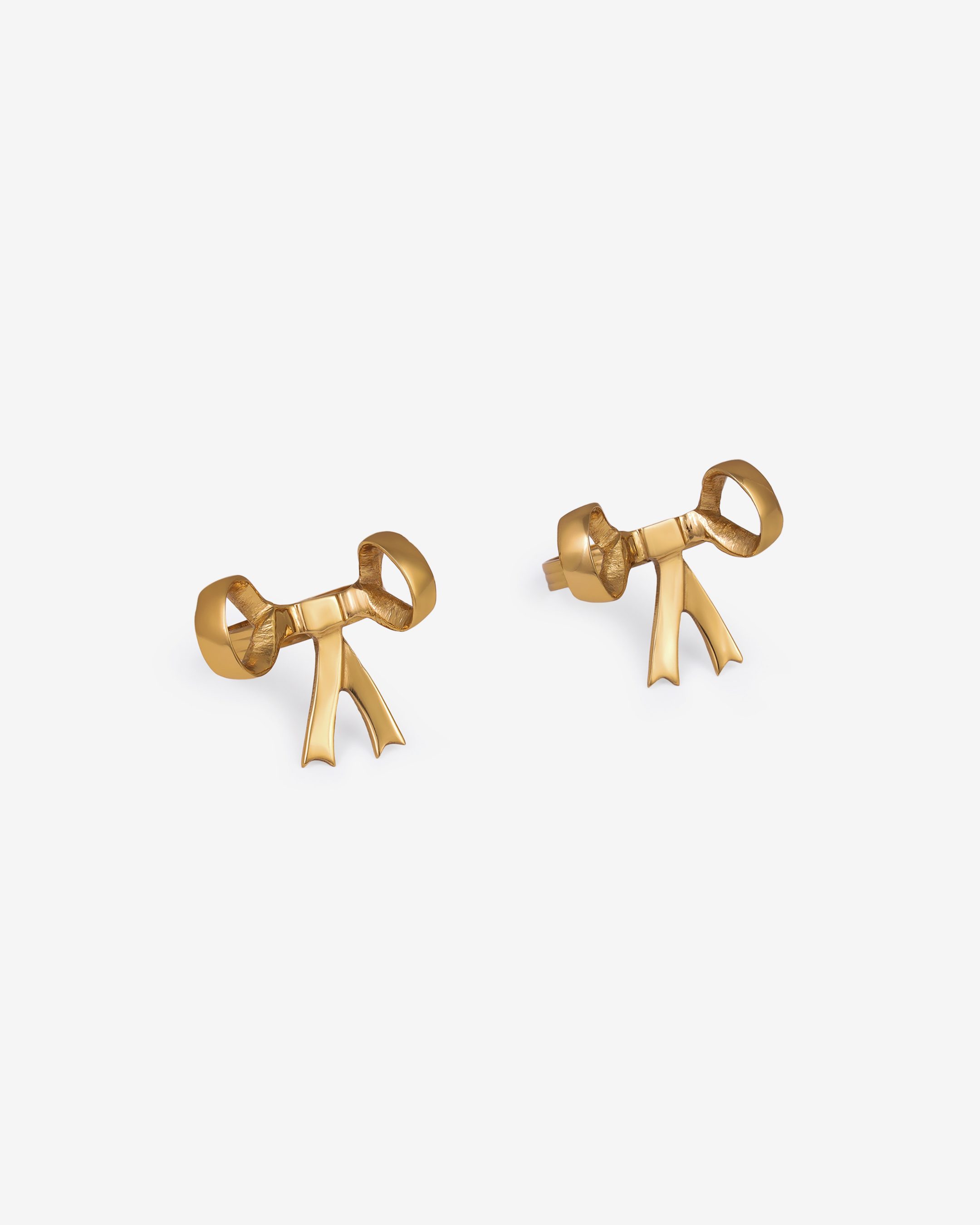 Gold Bow Napkin Rings