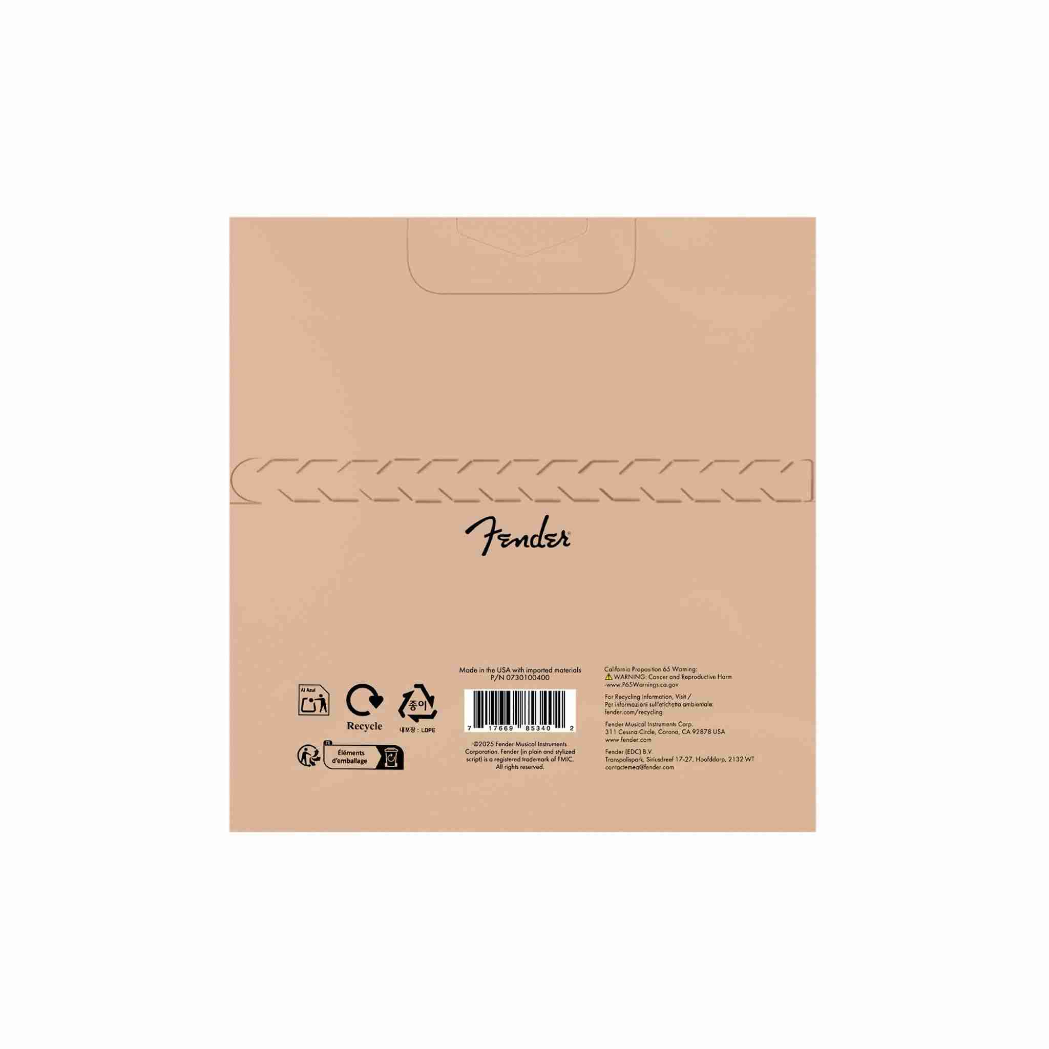 أوتار غيتار كلاسيكي Fender 100، شد عادي، نايلون شفاف، بنهاية رابطة (.028-.043) 3
