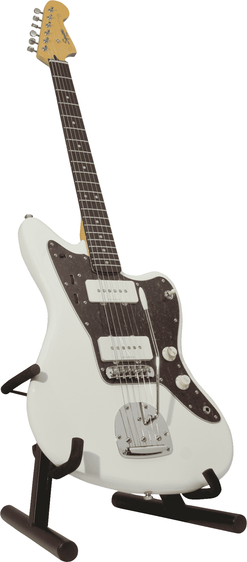 حامل Fender عالمي بهيكل حرف A للجيتار الكهربائي والباس، أسود 2