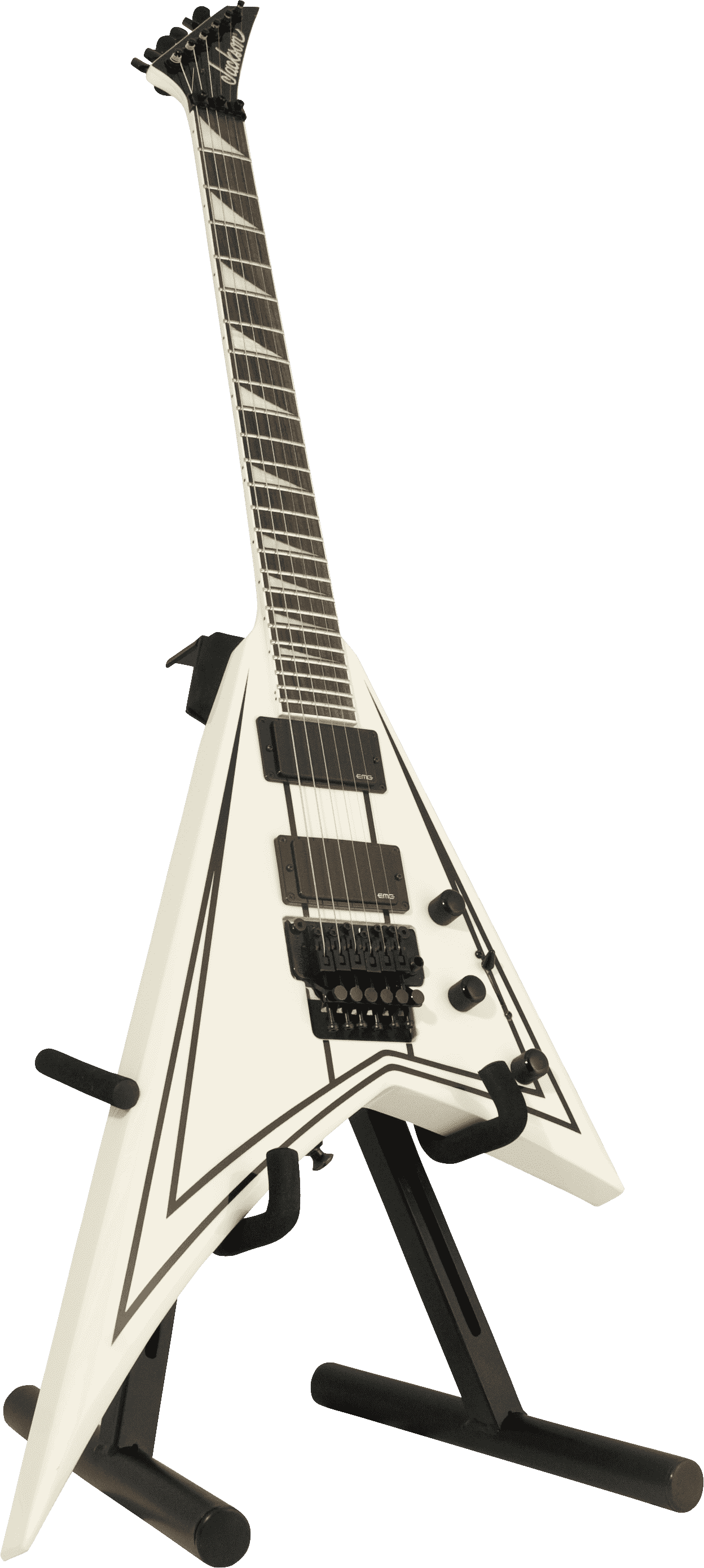 حامل Fender عالمي بهيكل حرف A للجيتار الكهربائي والباس، أسود 3