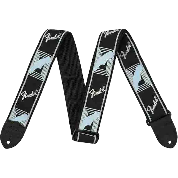 Fender Guitar Strap 2 Monogrammed Black/Grey/Blue- 0990681502