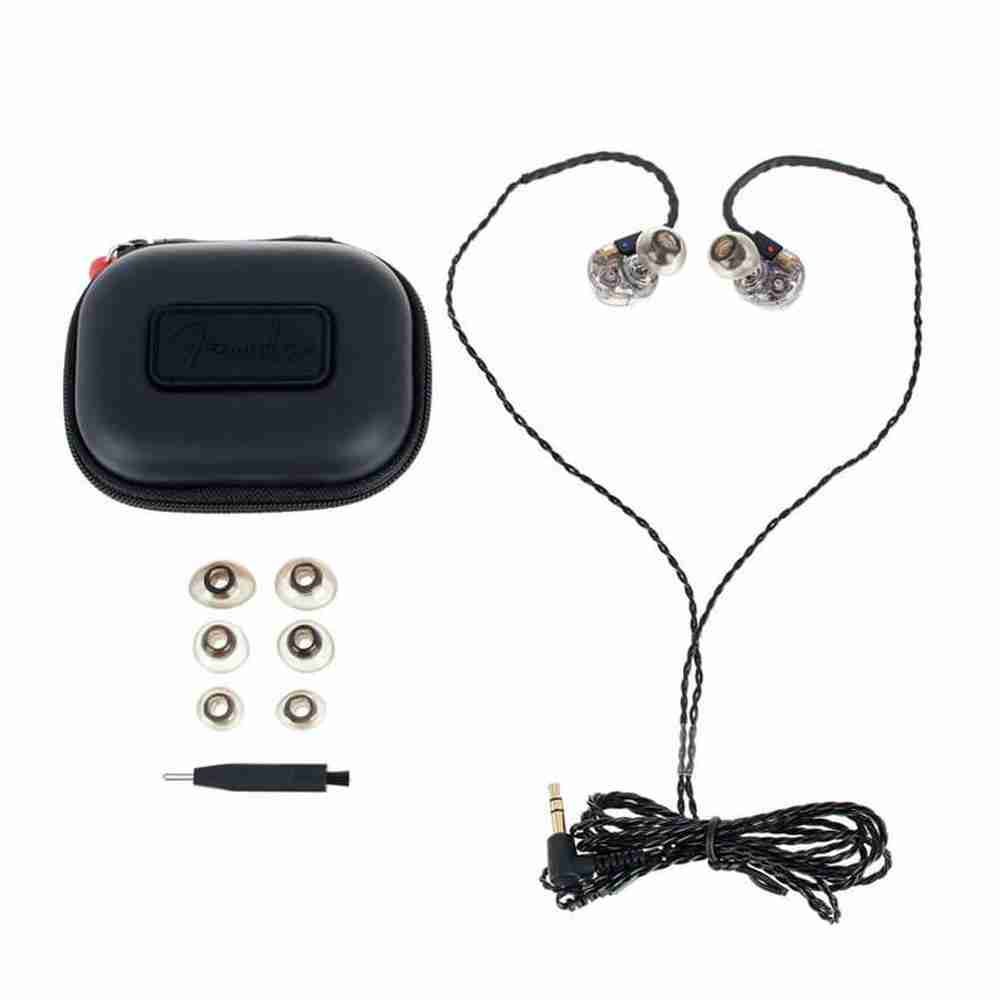 Fender DXA1 Professional In-Ear Monitors, Wired, Transparent Charcoal 7