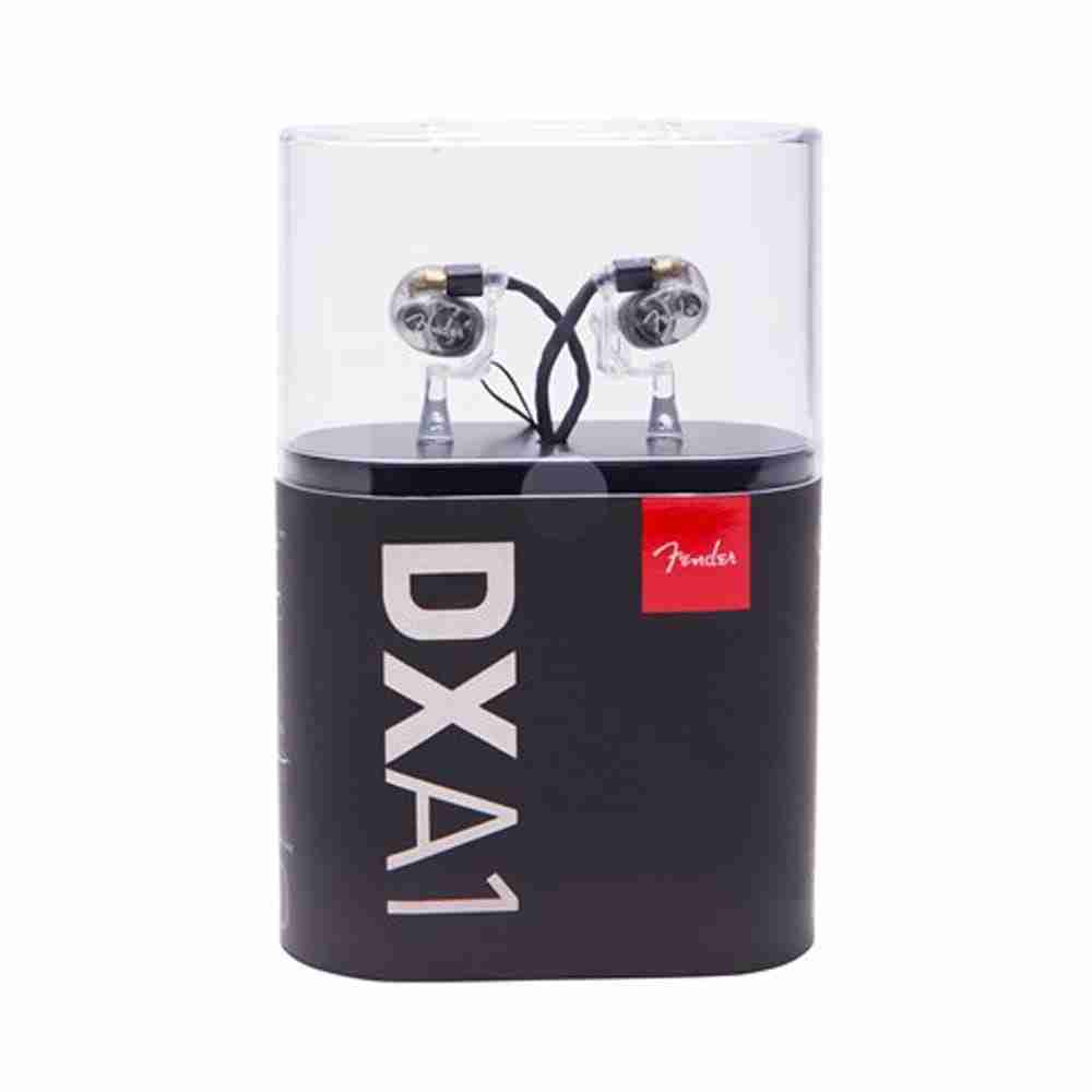 Fender DXA1 Professional In-Ear Monitors, Wired, Transparent Charcoal 5