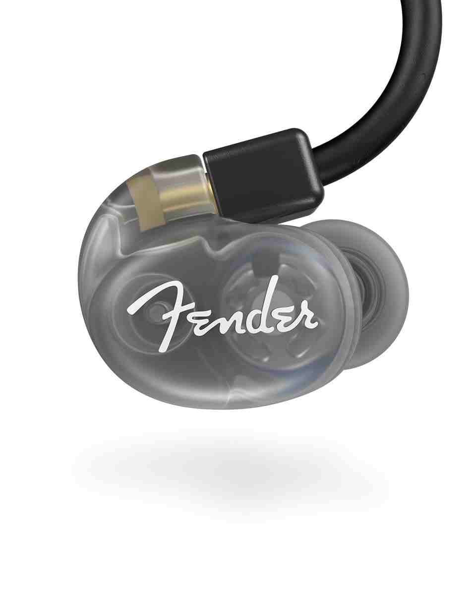 Fender DXA1 Professional In-Ear Monitors, Wired, Transparent Charcoal 4