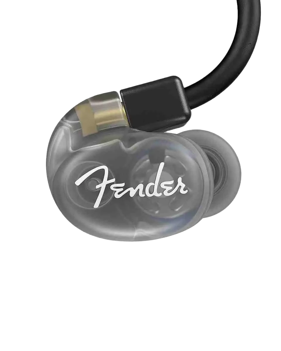 Fender DXA1 Professional In-Ear Monitors, Wired, Transparent Charcoal 1