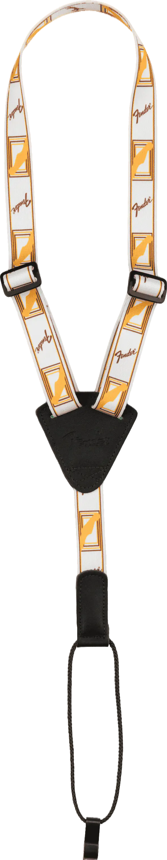 Fender 0990630004 حزام يوكيليلي أبيض/بني/أصفر 1