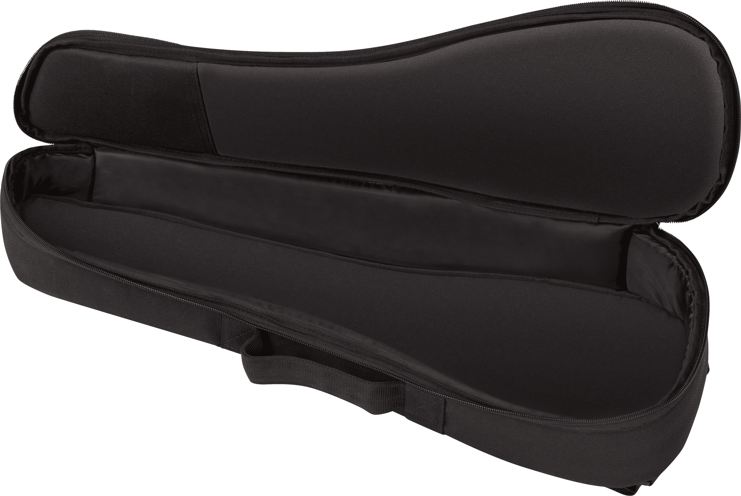 حقيبة أوكوليلي سوبرانو Fender FU610 مع حشوة 10mm وأحزمة ظهر، أسود 3