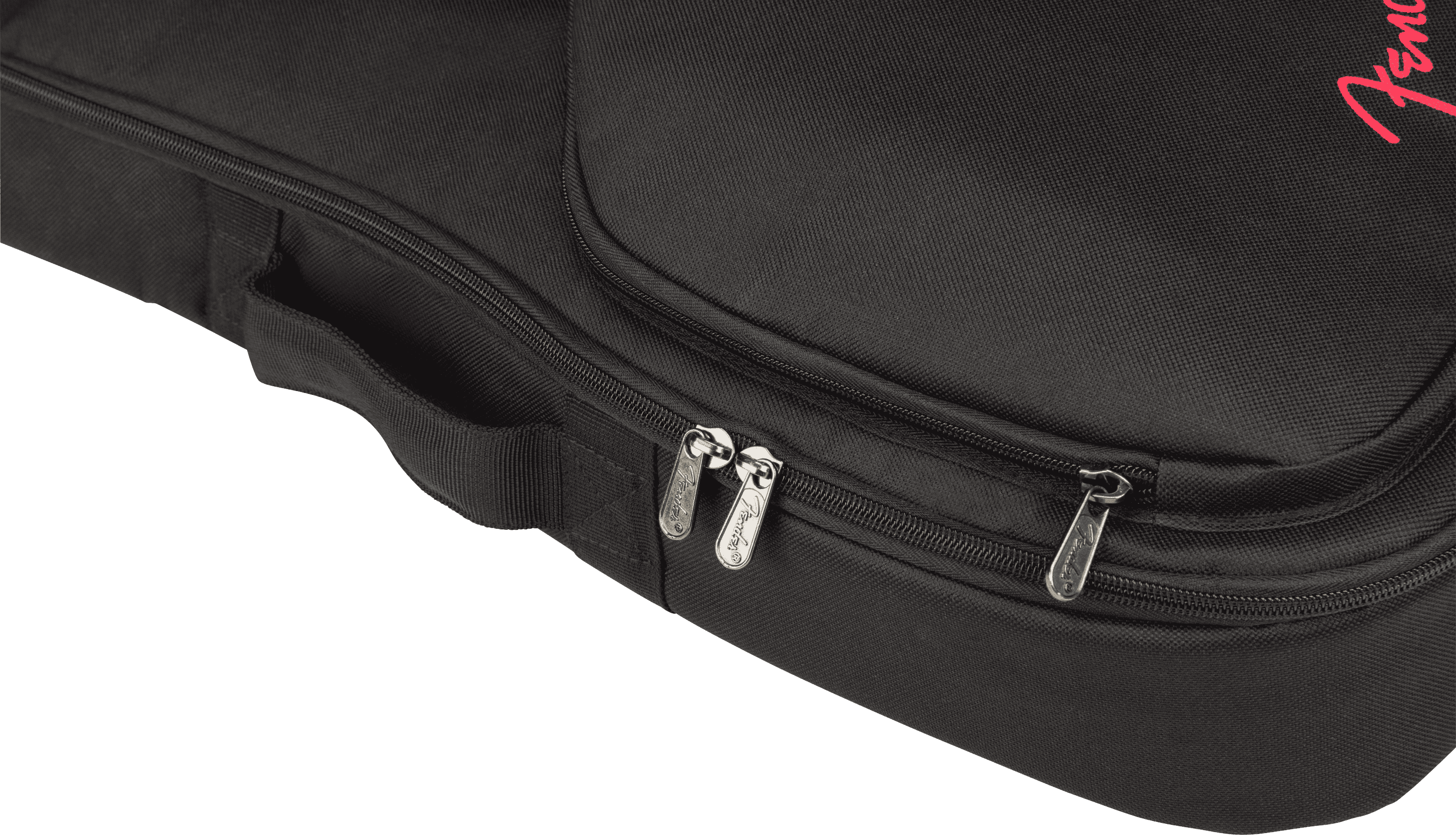 حقيبة أوكوليلي سوبرانو Fender FU610 مع حشوة 10mm وأحزمة ظهر، أسود 4