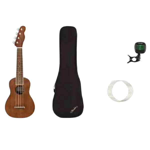 Fender 0971610022 SEASIDE SOPRANO UKULELE PACK Natural 1
