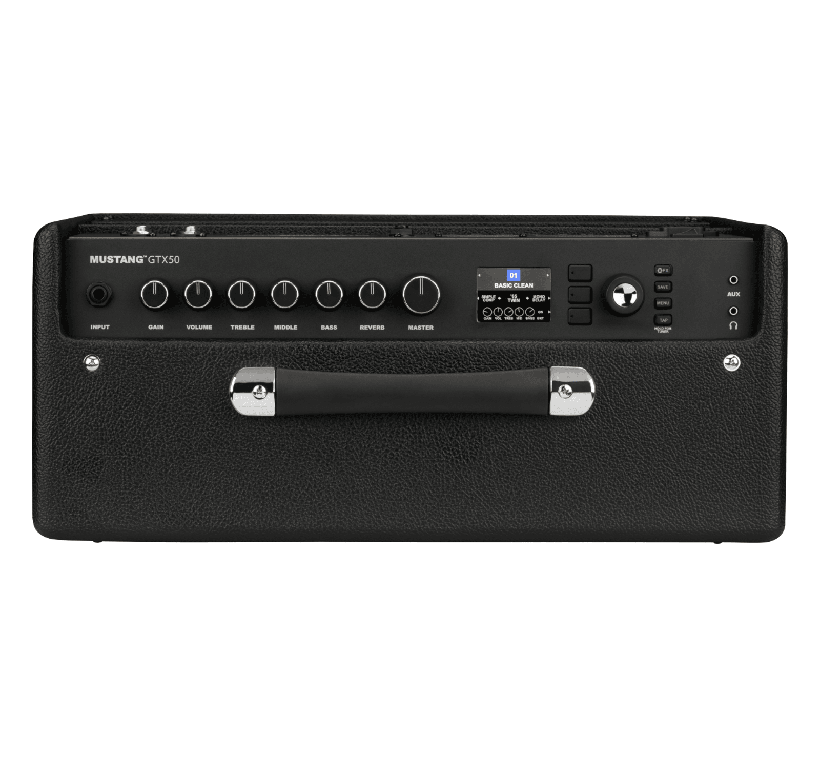 Fender Mustang GTX50 مضخم غيتار كومبو رقمي بالمحاكاة 50W مقاس 1x12 مع Bluetooth 2