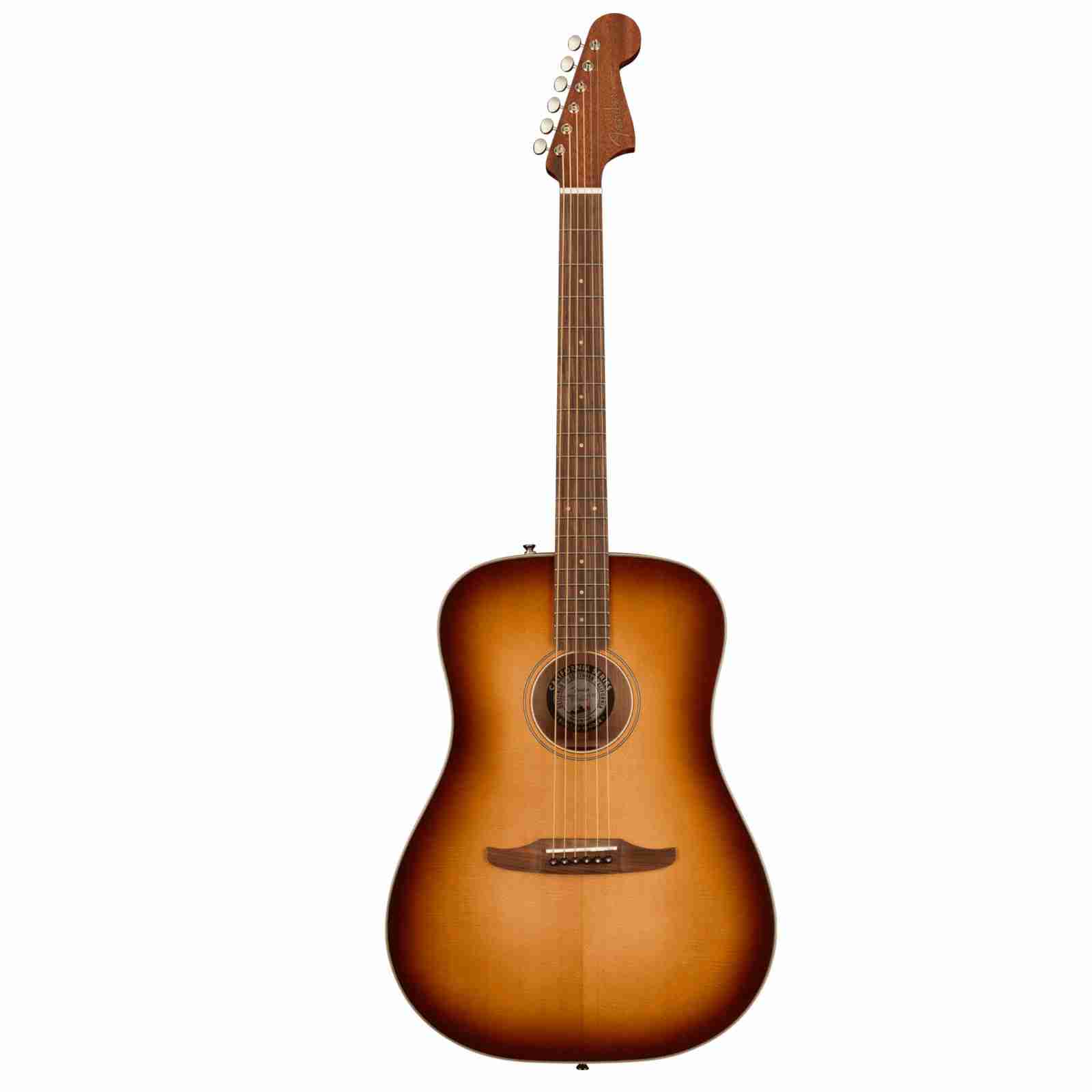 Fender Redondo Classic Acoustic-Electric Guitar, Aged Cognac Burst, with Gig Bag 10