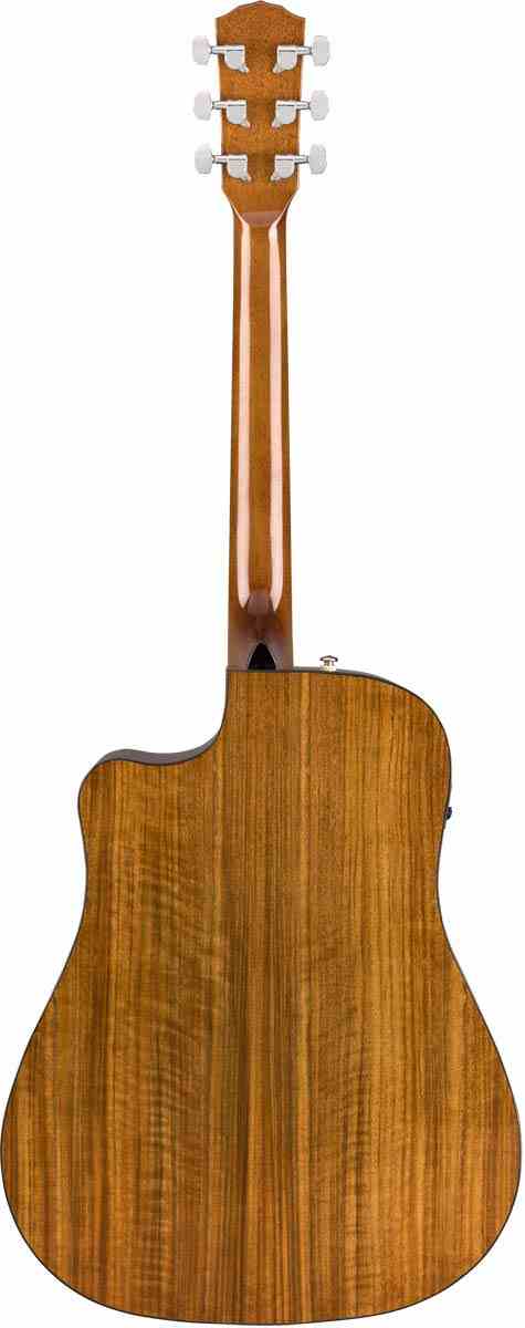 جيتار Fender CD-140SCE أكوستيك كهربائي دريدنوت بقصّة جانبية، صنبرست مع حقيبة صلبة 9