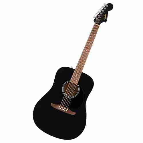 Fender California Debut Redondo جيتار أكوستيك بستة أوتار، أسود ساتان 7