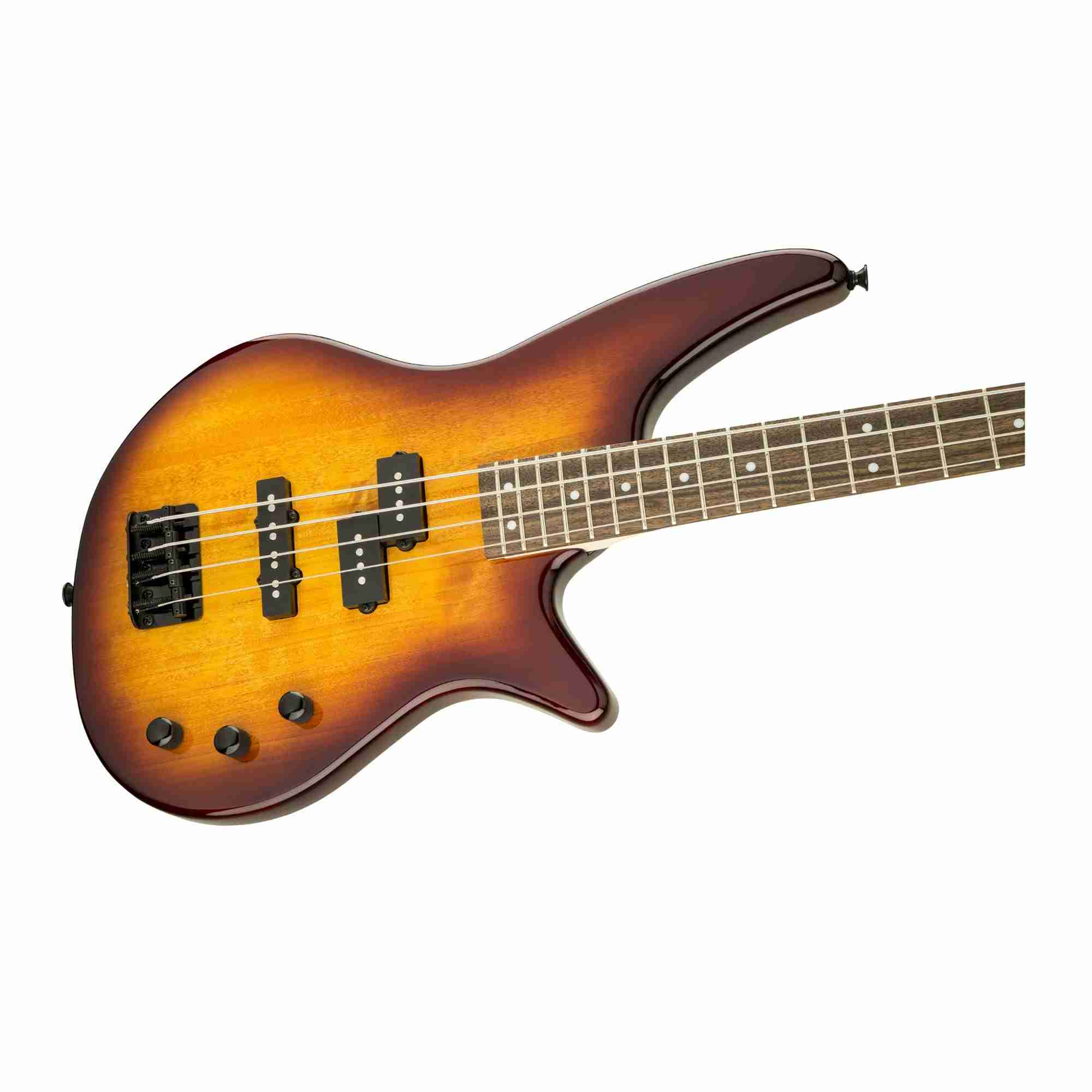 جيتار باص كهربائي Jackson JS Series Spectra Bass JS2 بأربعة أوتار، بني تبغي متدرج 5