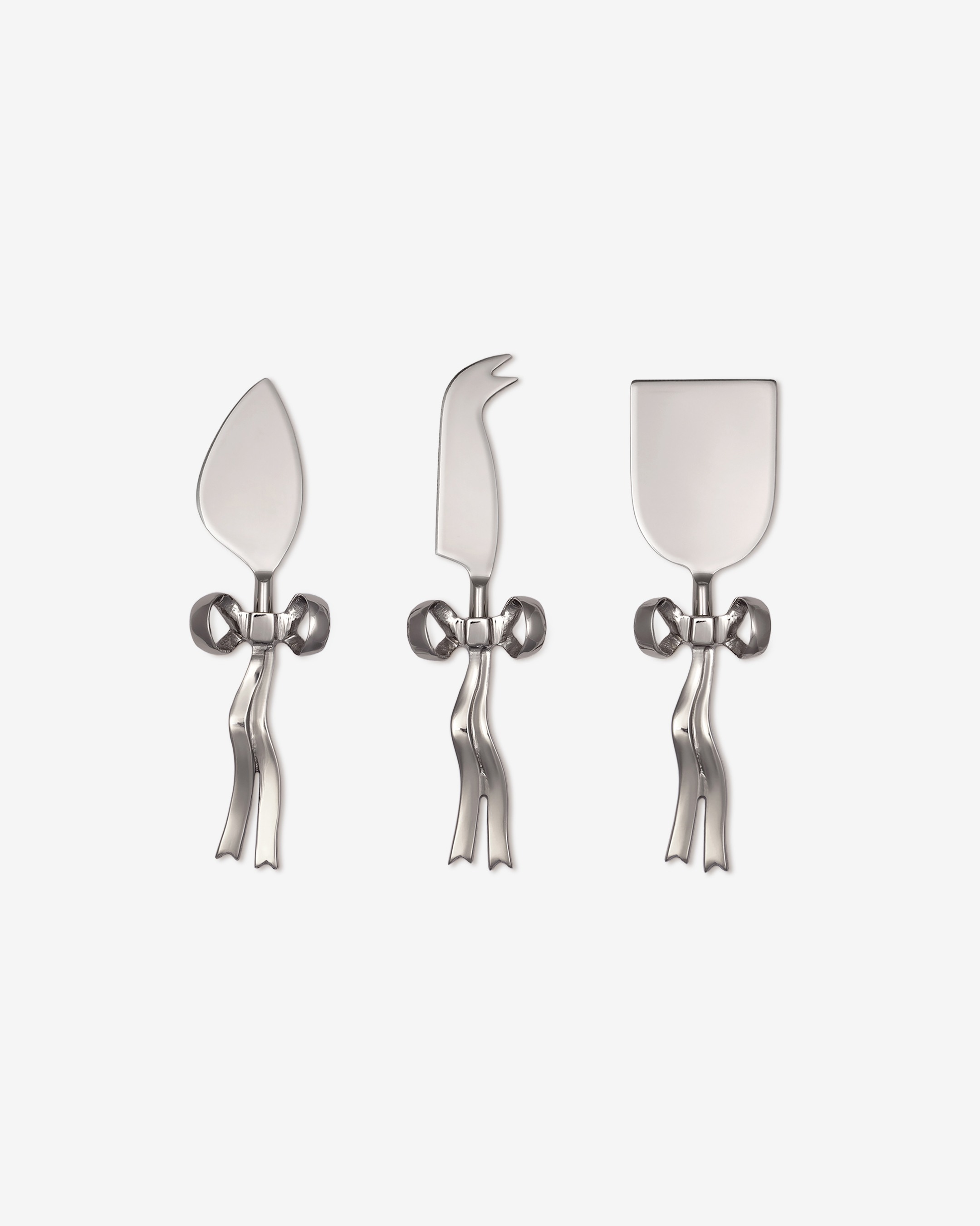Silver Bow Cheese Knives