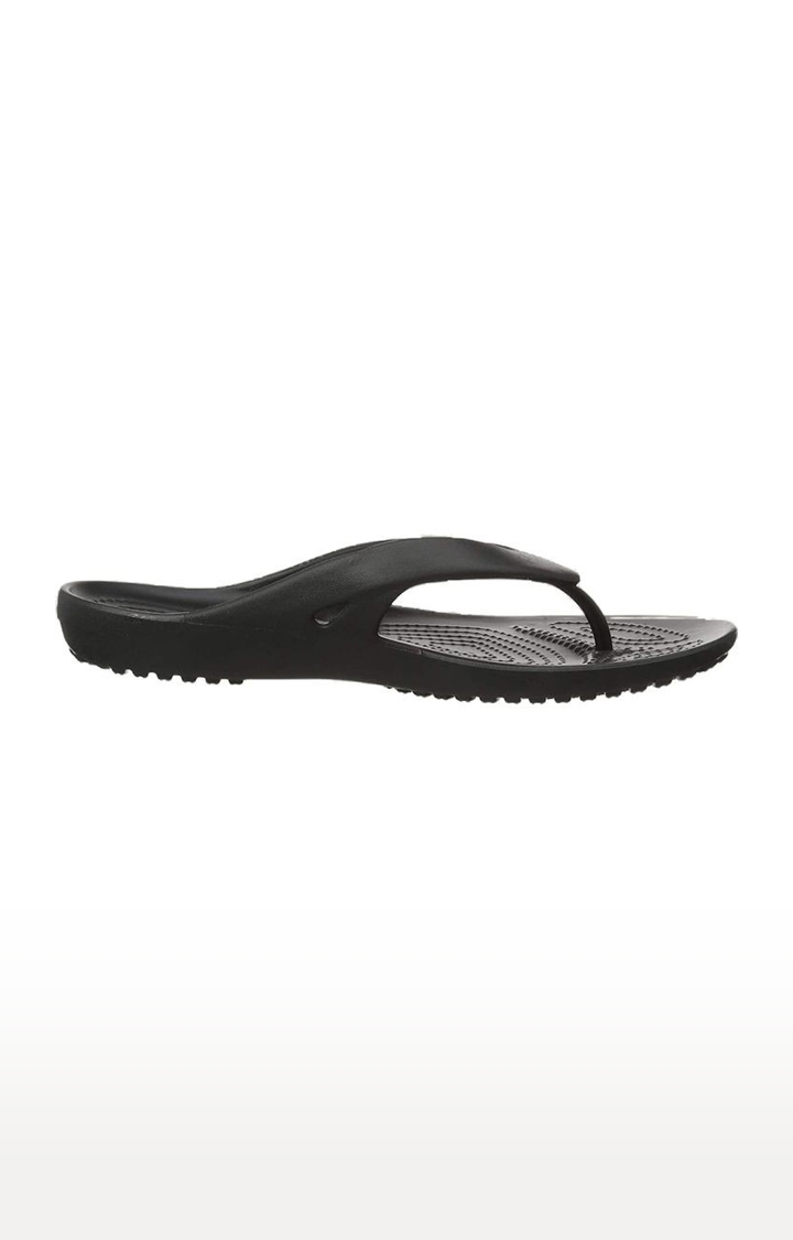 Crocs | Women's Black Solid Slippers 1