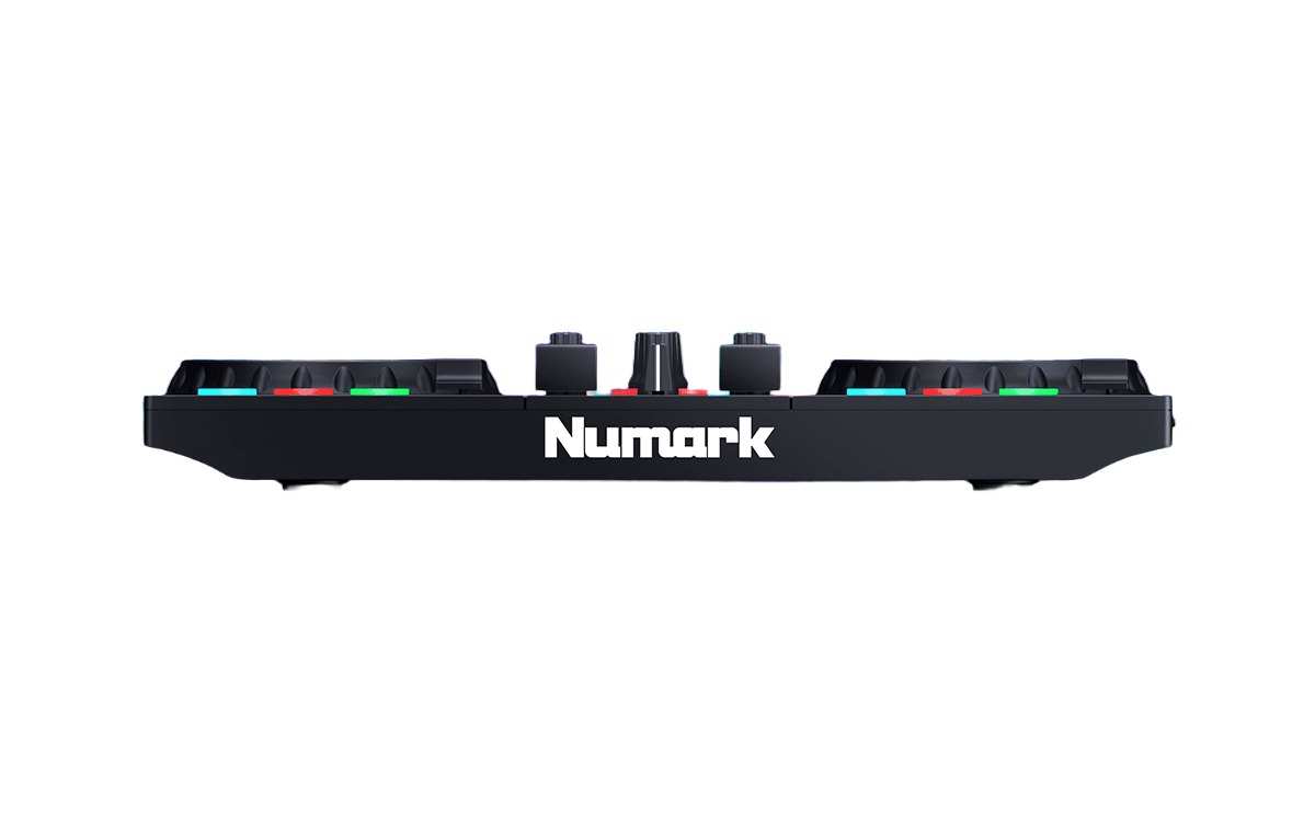 وحدة تحكم DJ من Numark Party Mix II مع عرض إضاءة مدمج وبرنامج Serato DJ Lite 4
