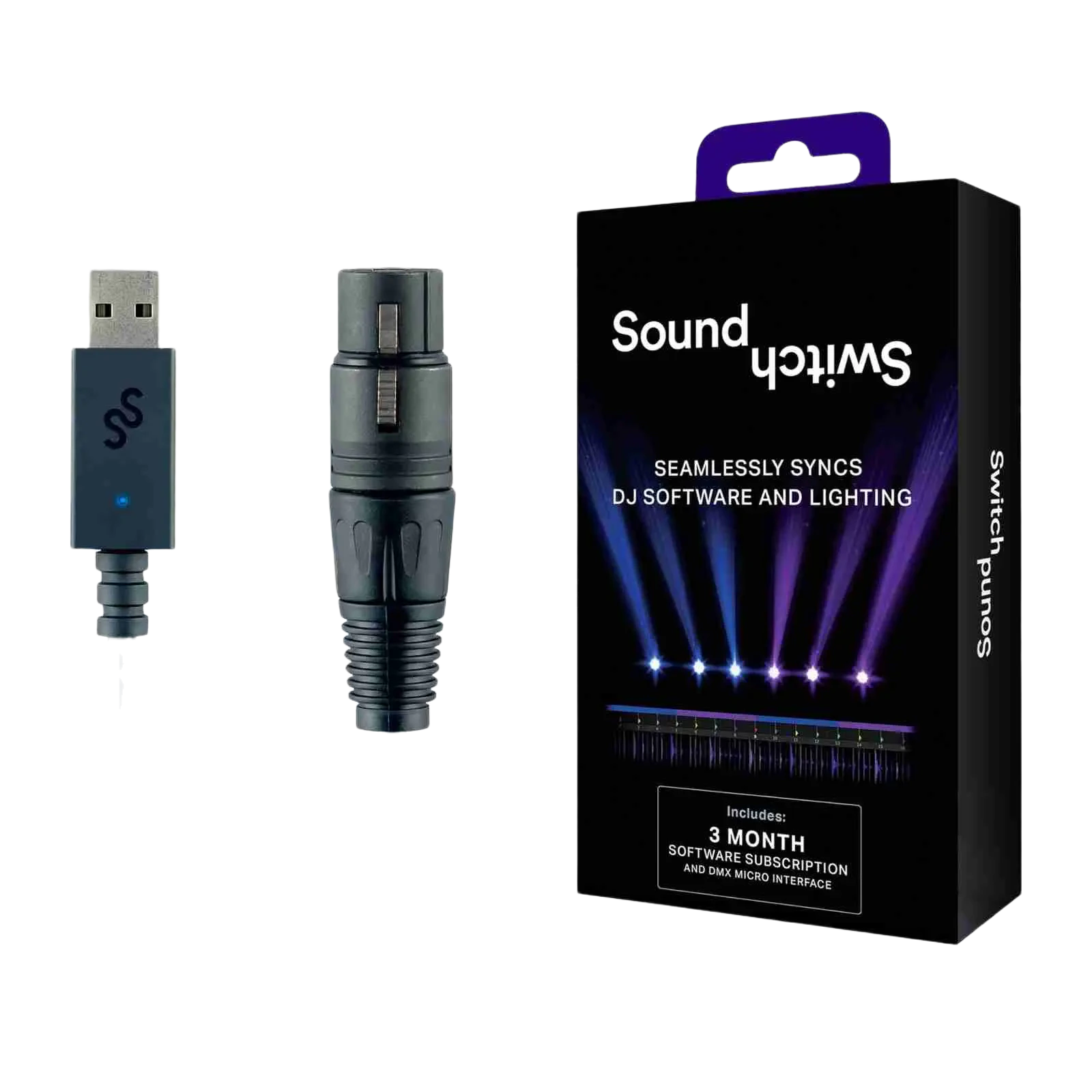 SoundSwitch Micro DMX Interface | Compact USB to DMX Controller for DJ Lighting 1
