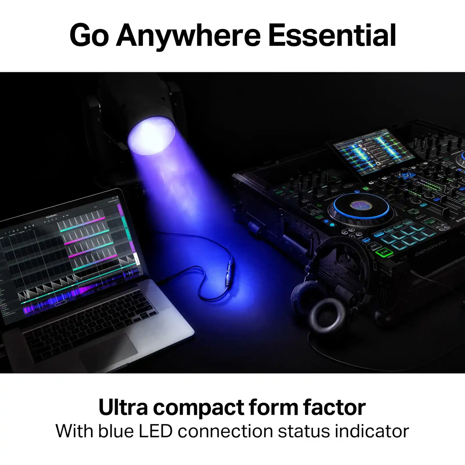 SoundSwitch Micro DMX Interface | Compact USB to DMX Controller for DJ Lighting 4