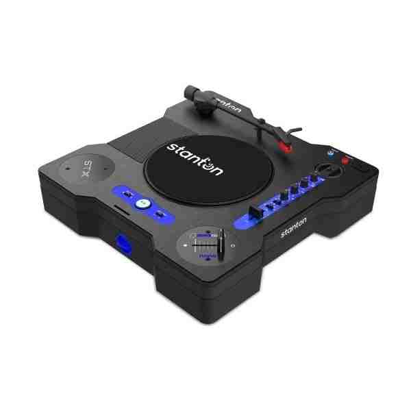 طاولة دوارة محمولة Stanton STX للسكراتش مزودة بتقنية Bluetooth وInnofader Nano 3