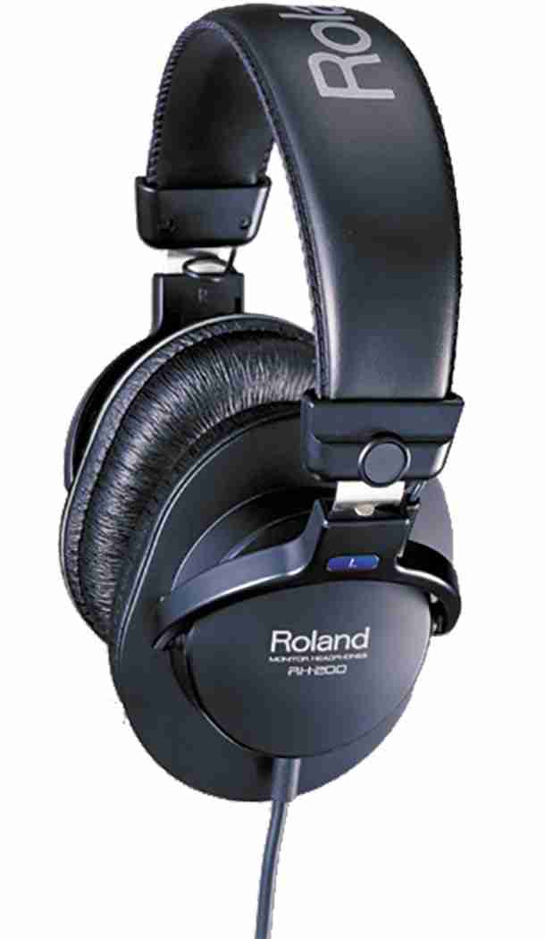 Roland RH-200 Closed-Back Studio Monitor Headphones, Black 4