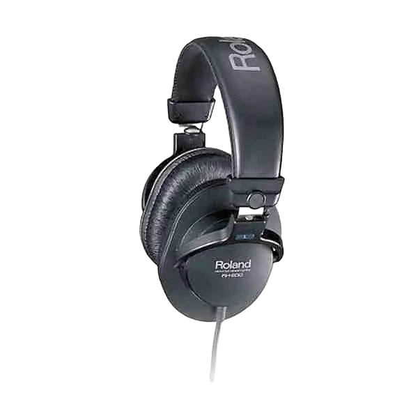 Roland RH-200 Closed-Back Studio Monitor Headphones, Black