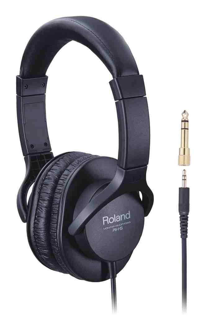 Roland RH-5 Wired Over-Ear Closed-Back Monitor Headphones for Studio and Practice 7