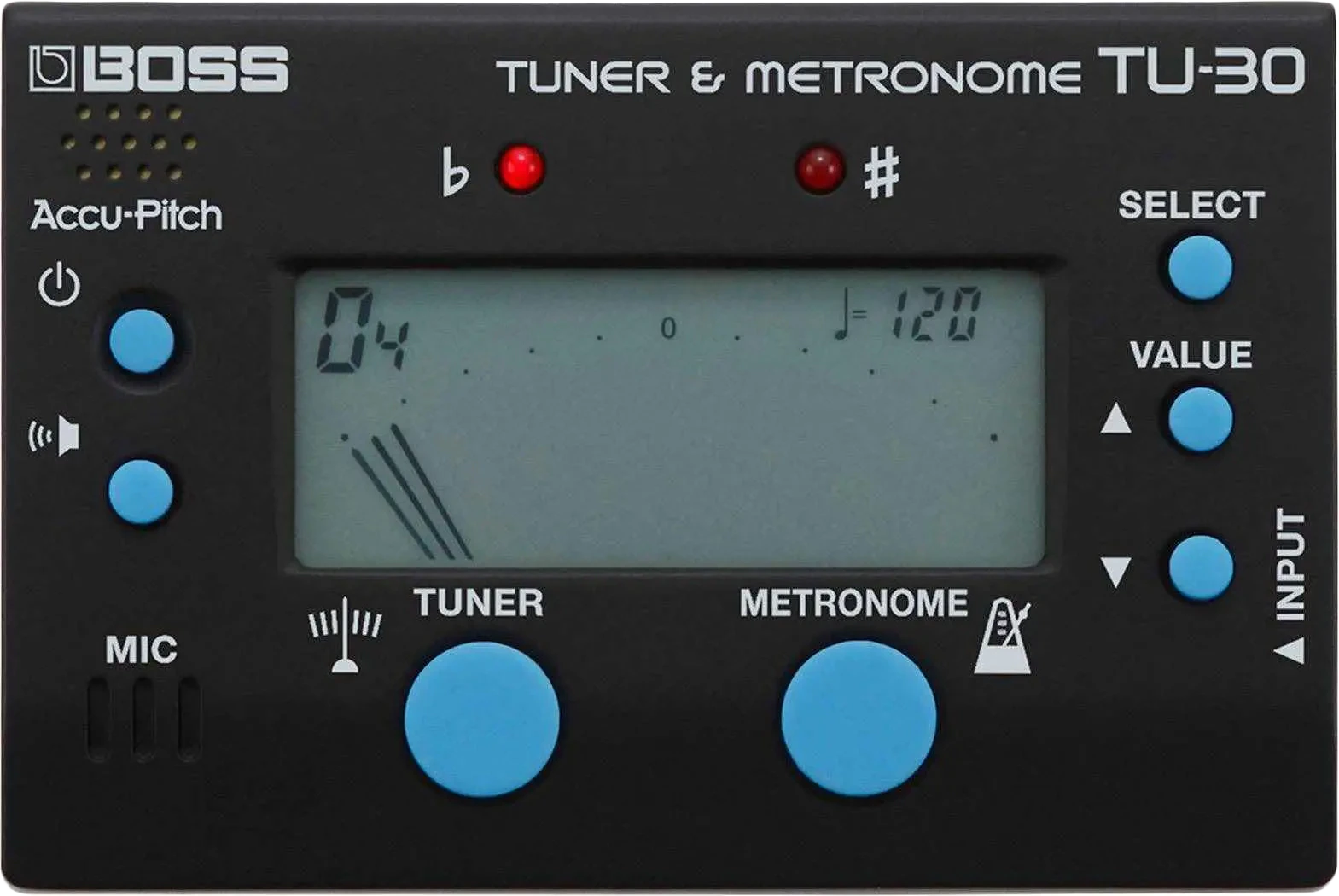 Boss TU-30 Tuner & Metronome 1