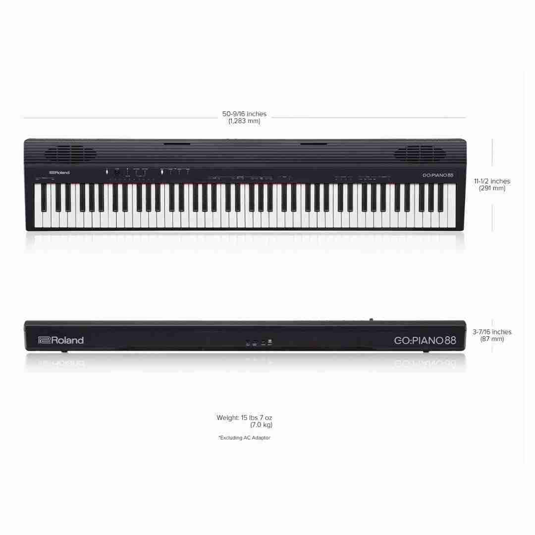 Roland GO:PIANO 88-Key Portable Digital Piano with Bluetooth (GO-88P) 6