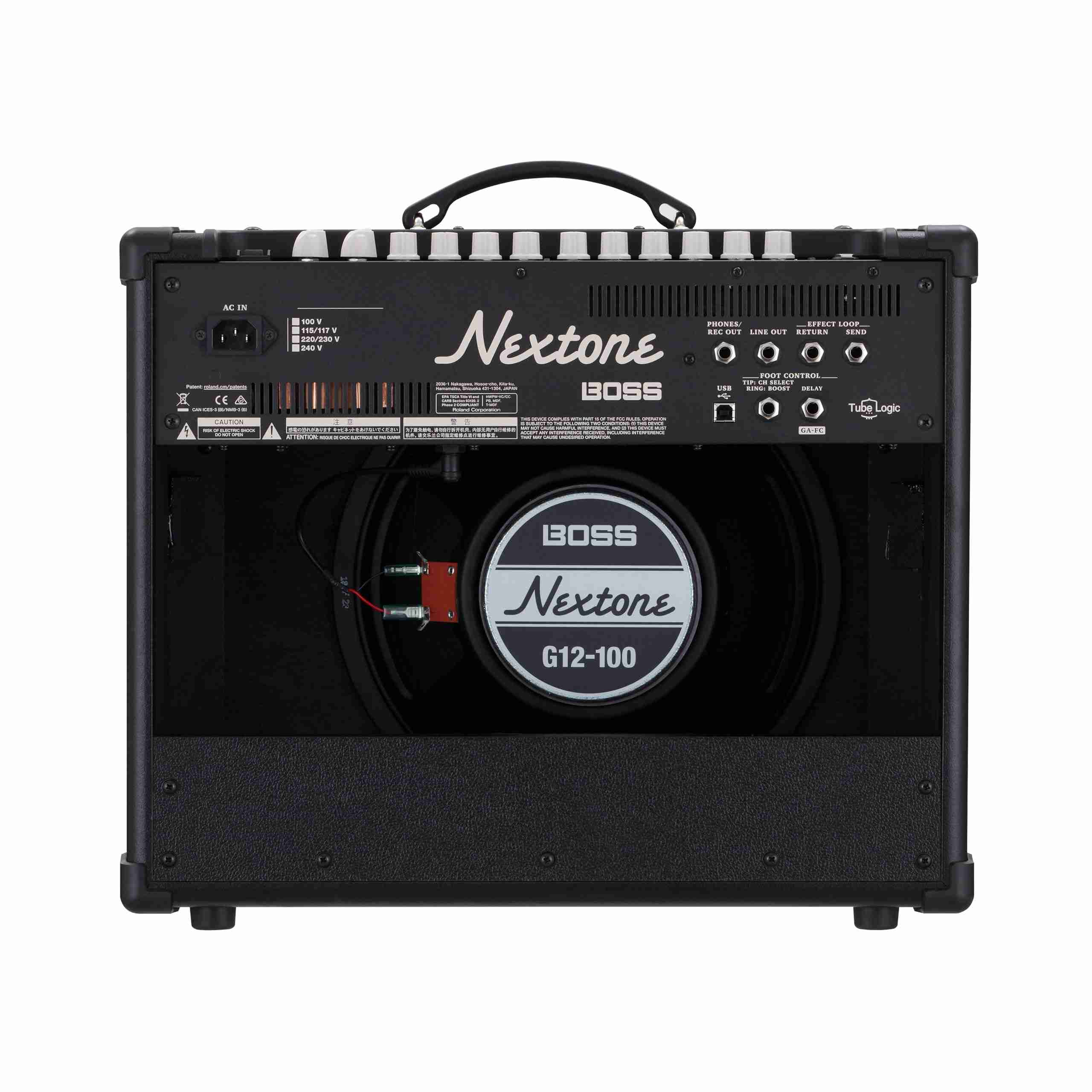 BOSS Nextone Stage 40W 1x12 Tube Logic Guitar Combo Amplifier 8