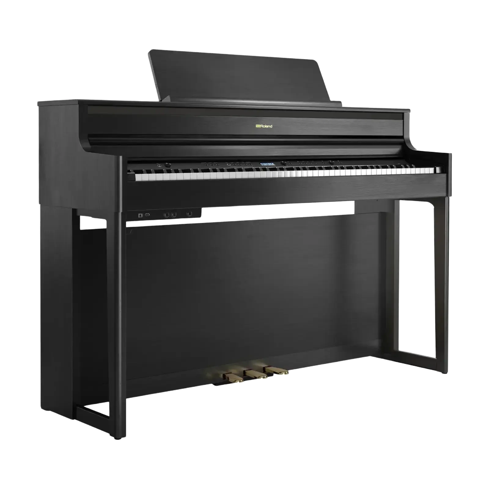 Roland HP704 88-Key Digital Piano with SuperNATURAL Sound Engine, Charcoal Black