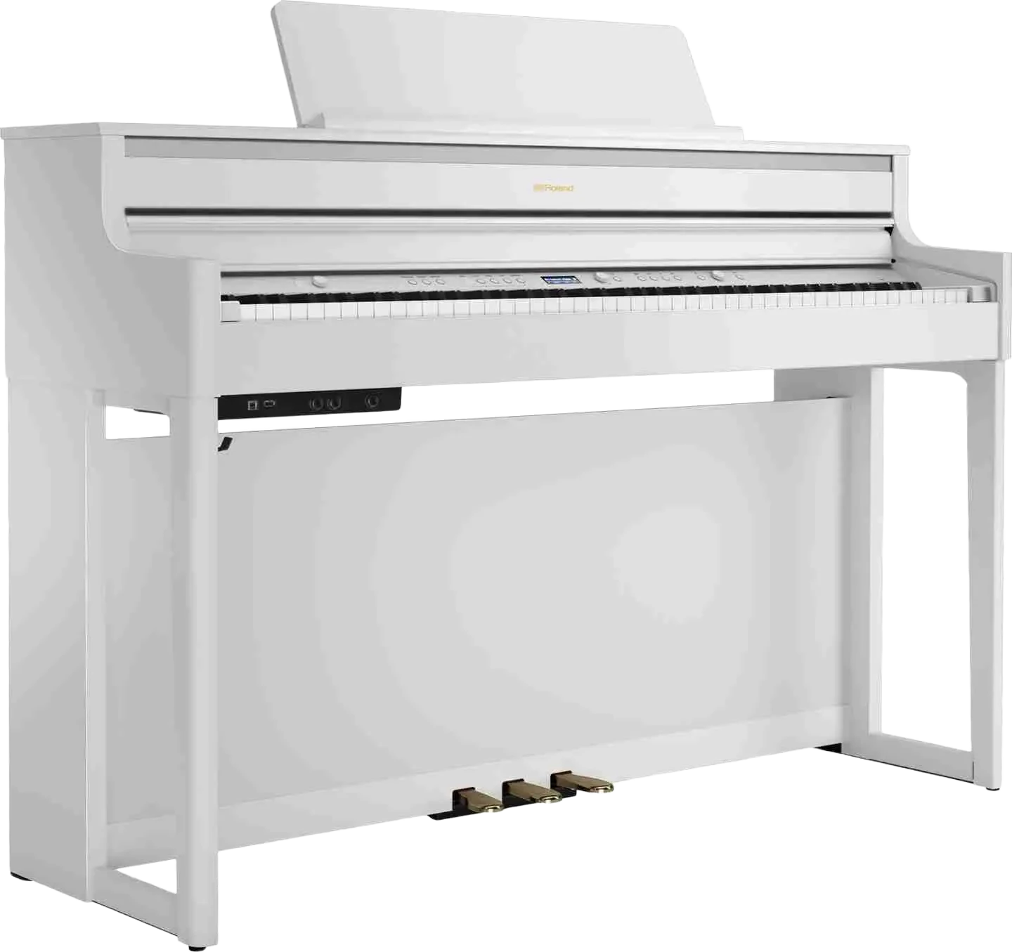 Roland HP704 88-Key Digital Piano with SuperNATURAL Sound - White 1