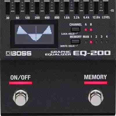 Boss EQ-200 Graphic Equalizer Pedal for Guitar and Bass 2