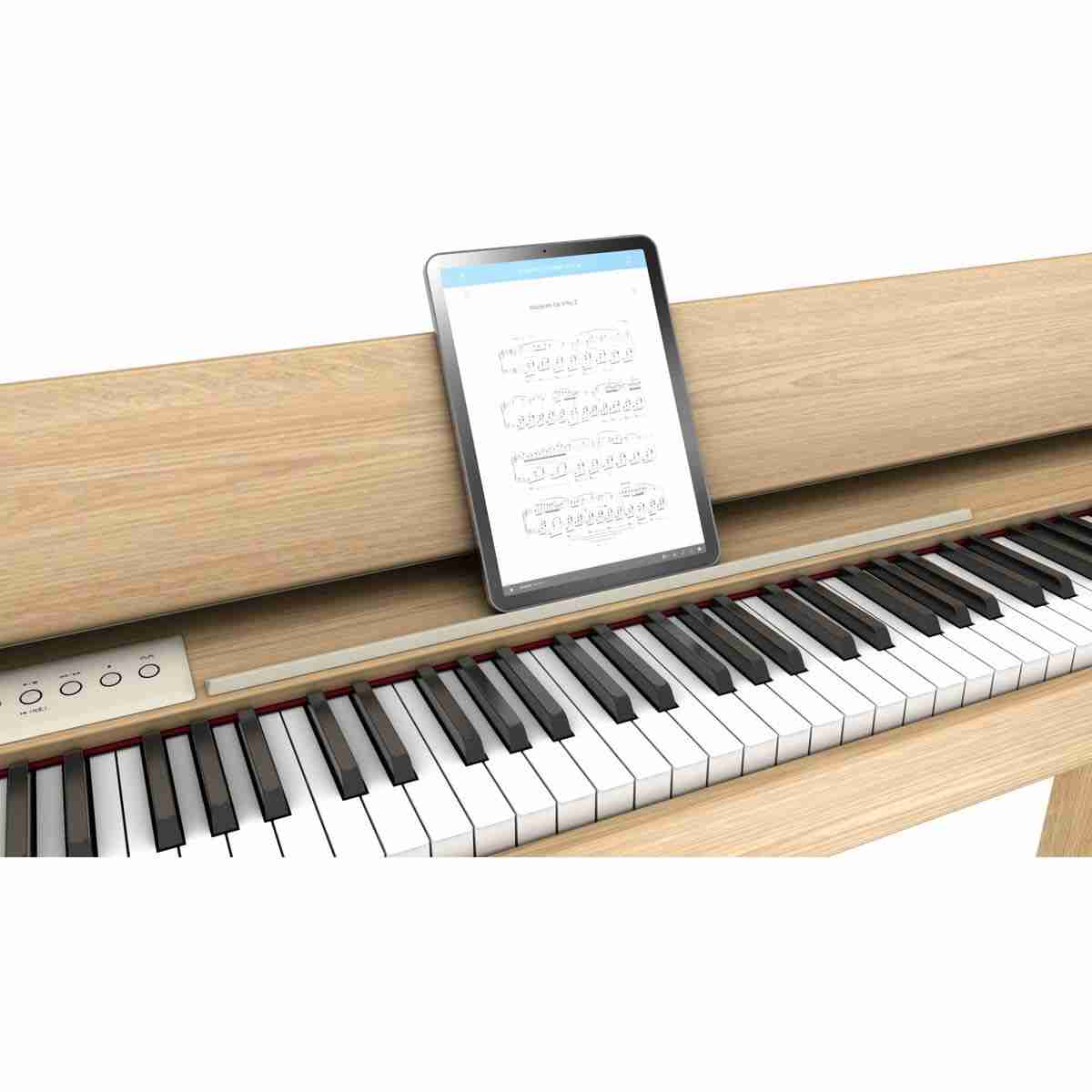 بيانو رقمي Roland F701 بـ88 مفتاحًا مع صوت SuperNATURAL، بلون البلوط الفاتح 6