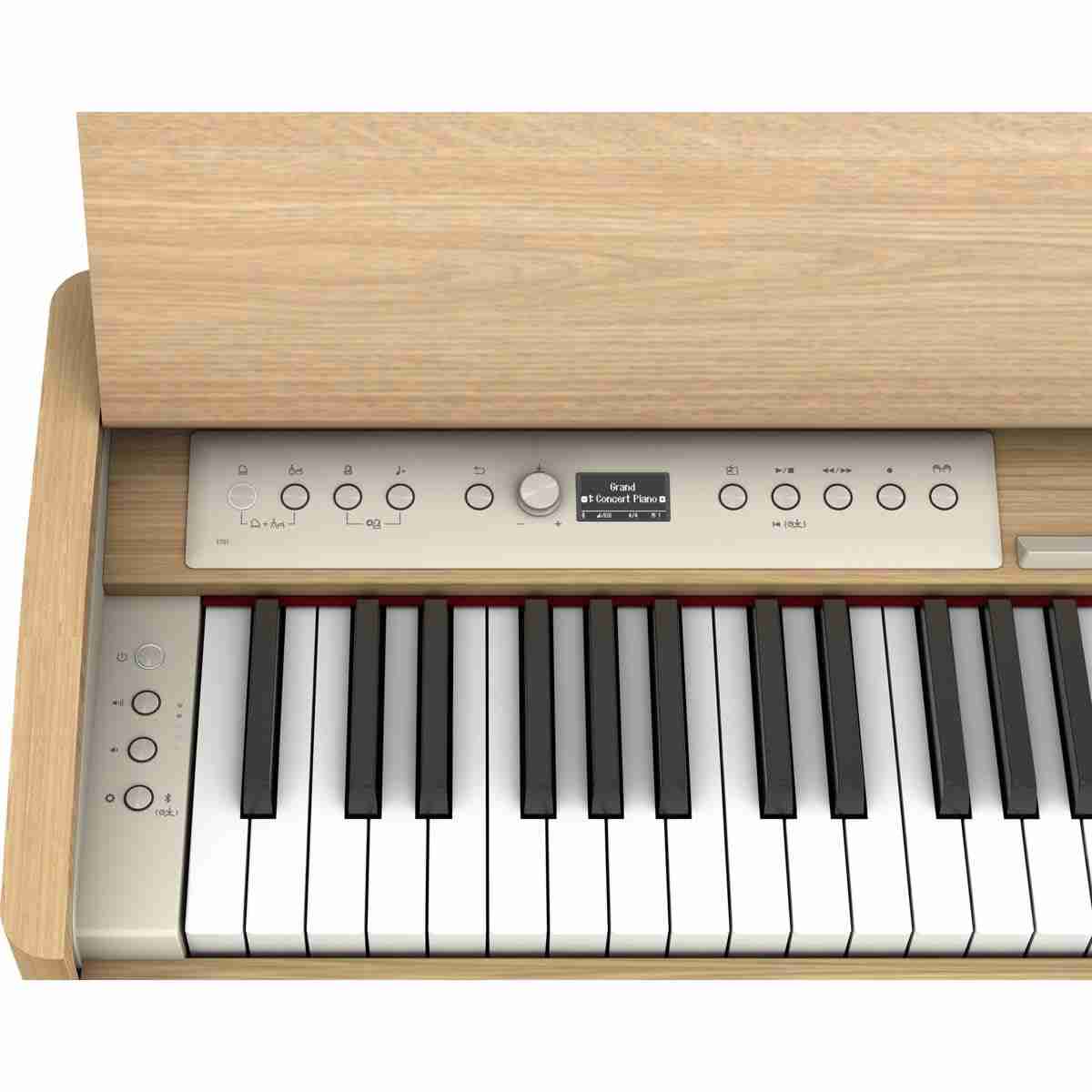 بيانو رقمي Roland F701 بـ88 مفتاحًا مع صوت SuperNATURAL، بلون البلوط الفاتح 7