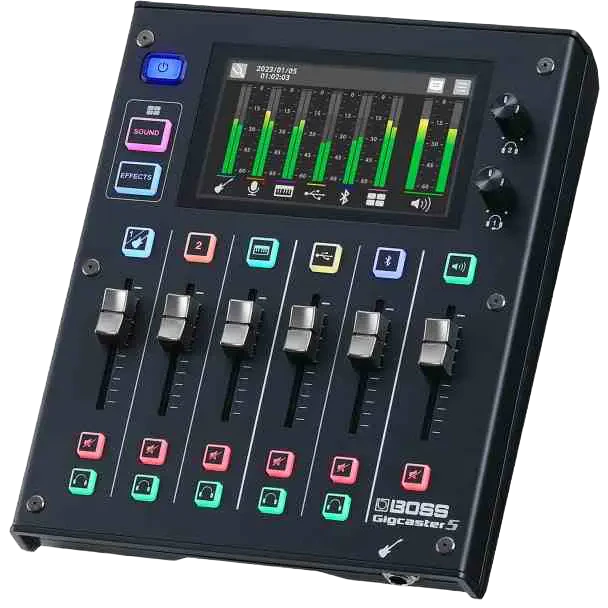 Boss Gigcaster 5 GCS-5 ميكسر بث صوتي بـ 5 قنوات مع واجهة USB