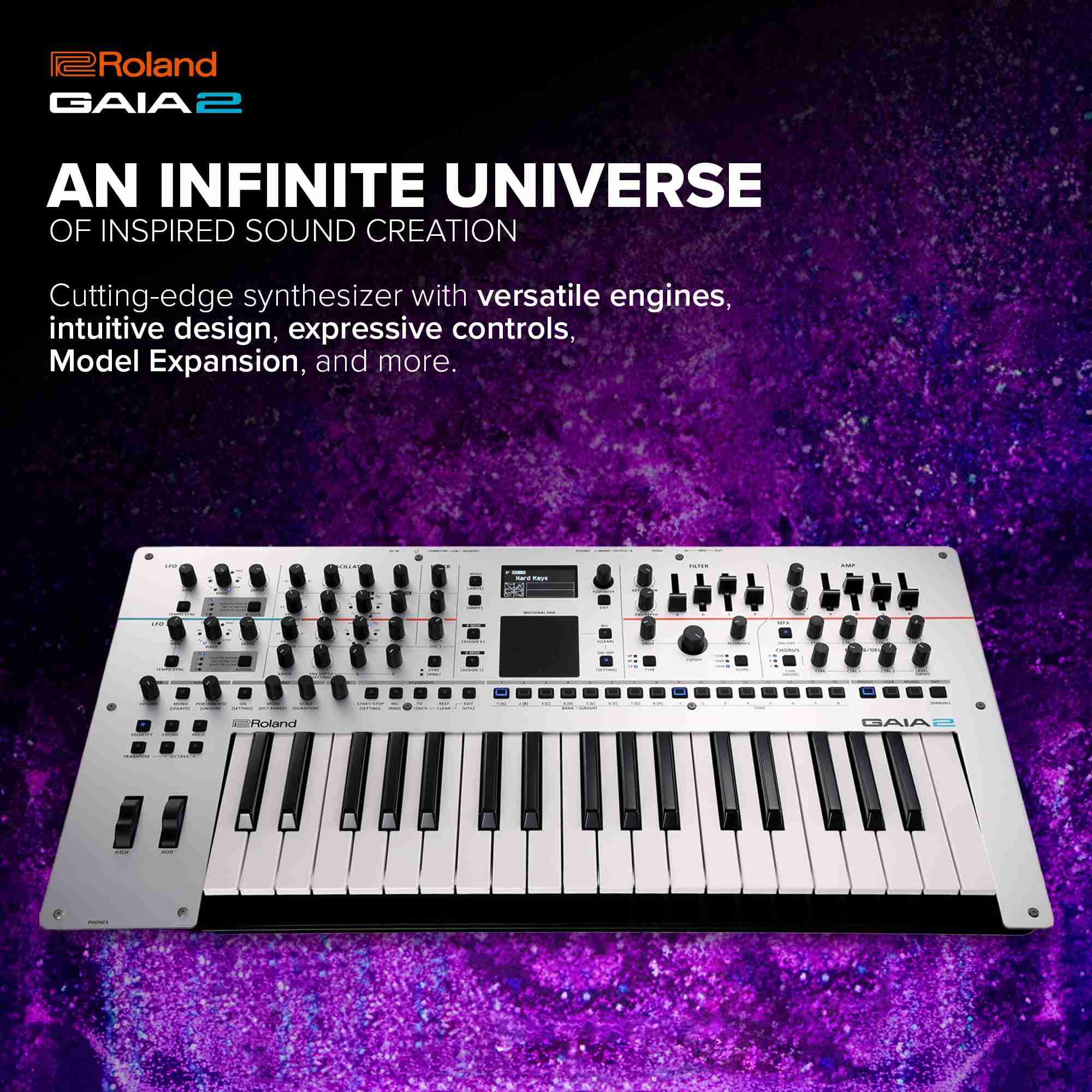 Roland GAIA-2 37-Key Hybrid Wavetable & Virtual Analog Synthesizer 2