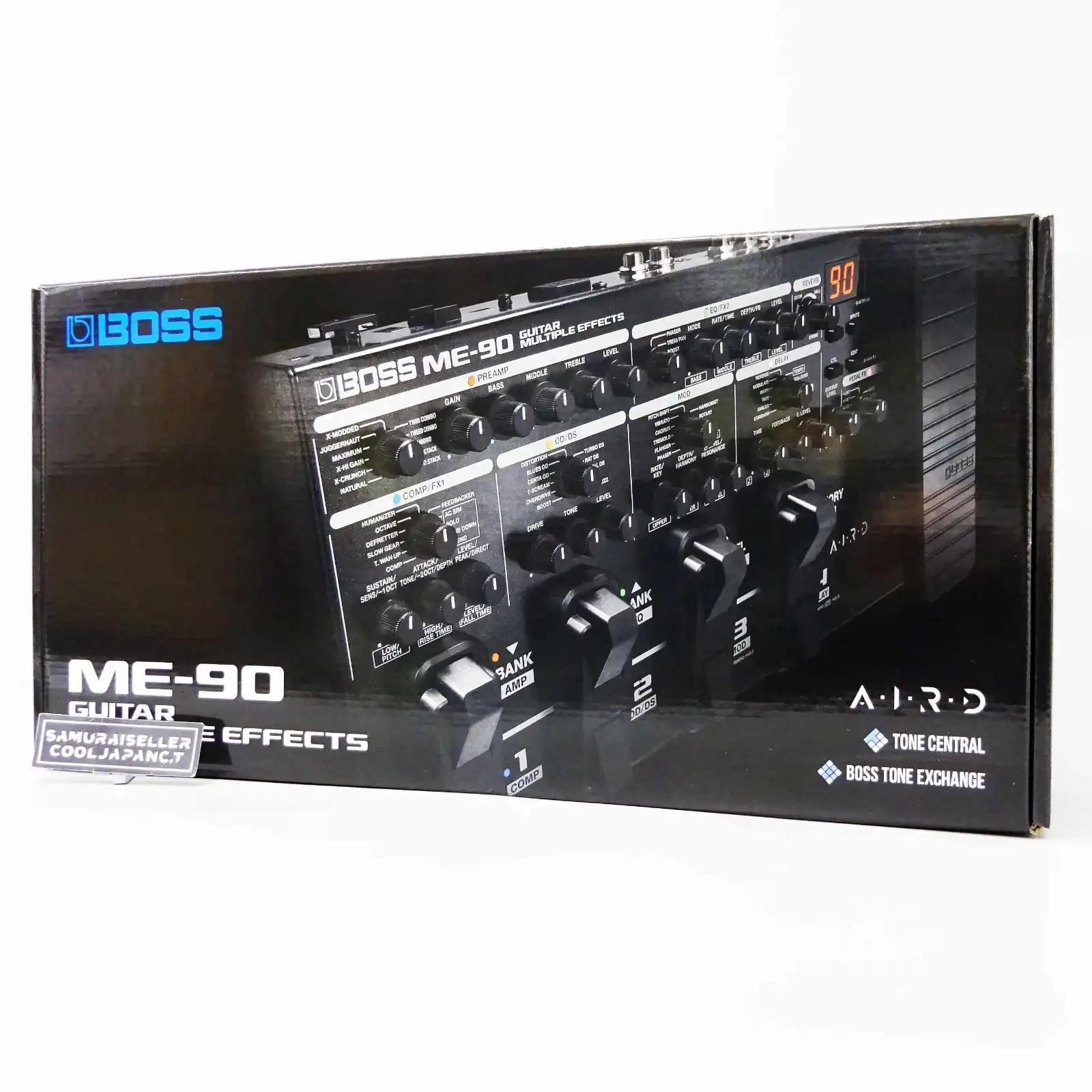 BOSS ME-90 Guitar Multi-Effects Processor Pedal with AIRD Amp Models 2