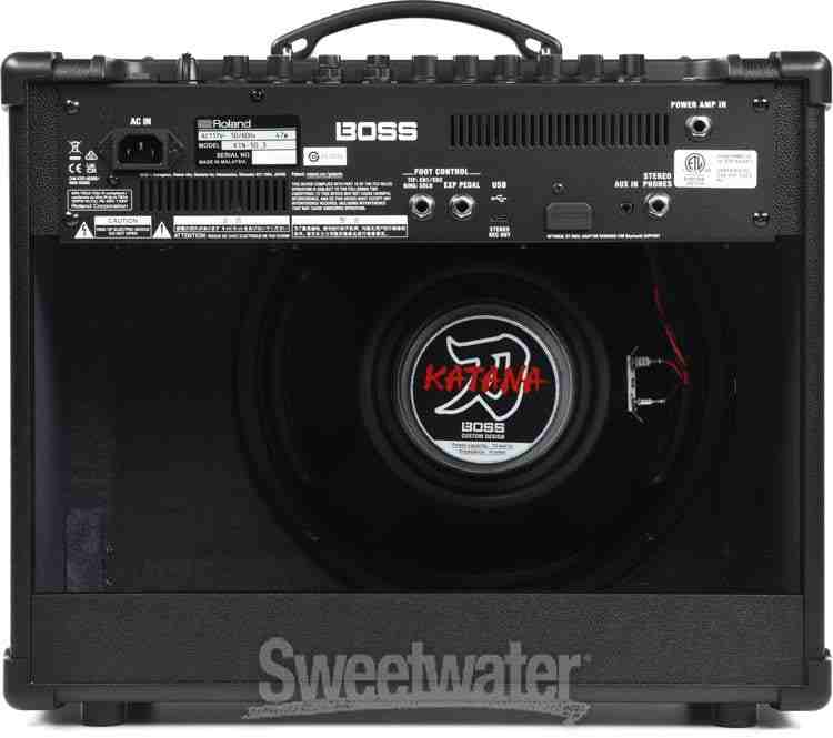 Boss Katana-50 EX Gen 3 50W 1x12 Guitar Combo Amplifier with Effects 6