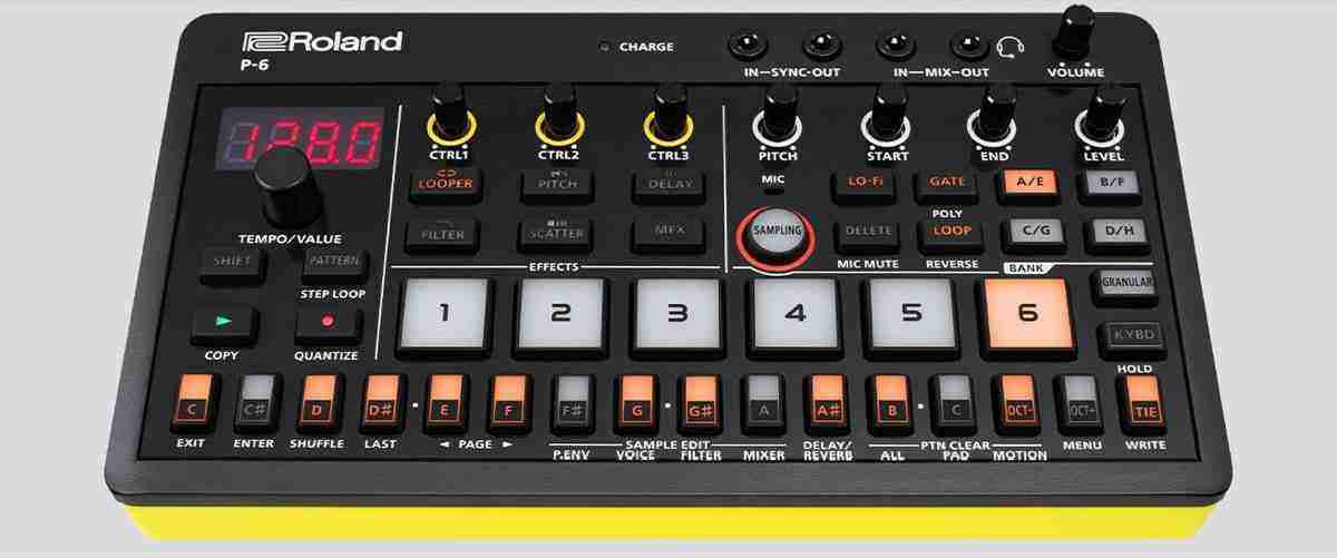 Roland P-6 AIRA Compact Creative Sampler and Sound Module 7