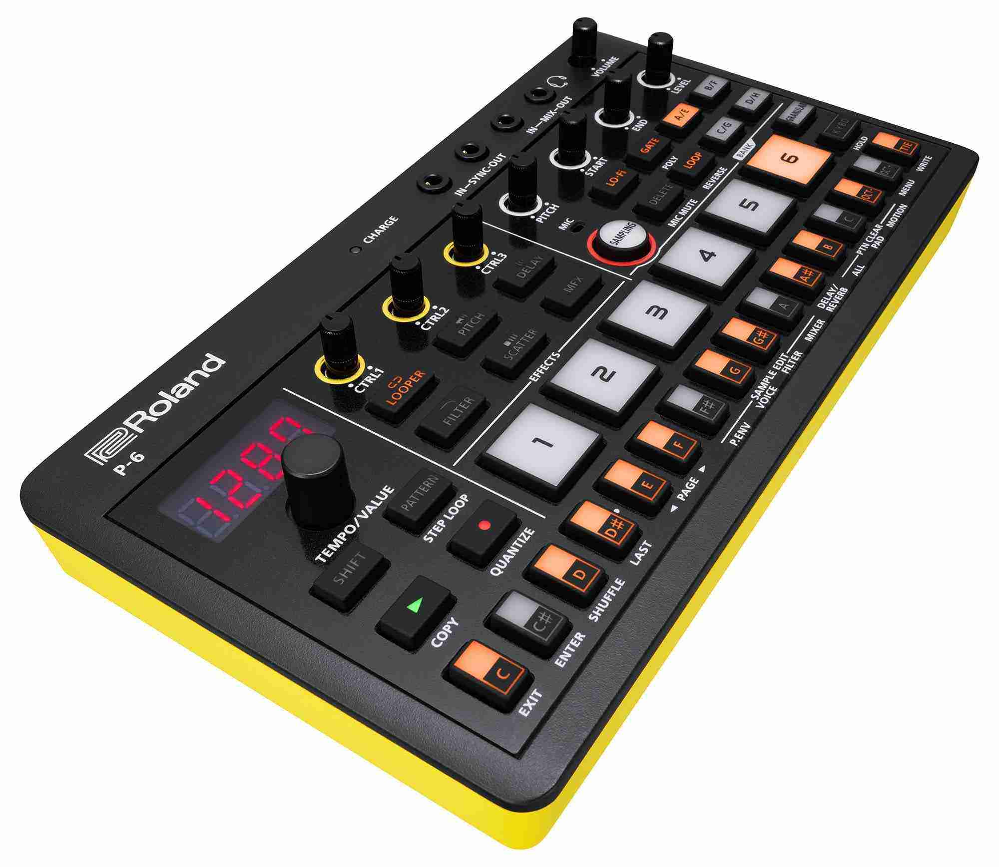 Roland P-6 AIRA Compact Creative Sampler and Sound Module 5